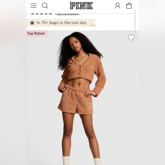 PINK Fleece PJ Set - Picture 3 of 5